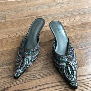 Amanda Smith Beaded Mules
